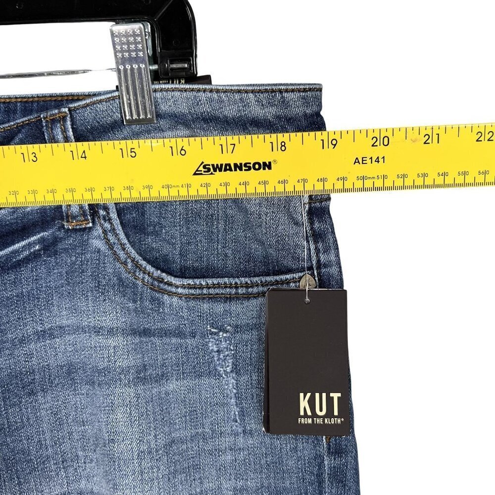Kut From The Kloth NWT Women 16 Ankle Straight Leg High Rise Jeans Bum Friendly - Picture 9 of 16